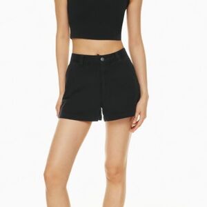 🎱ARITZIA TNA New Greenwich Shorts BLACK CARPENTER